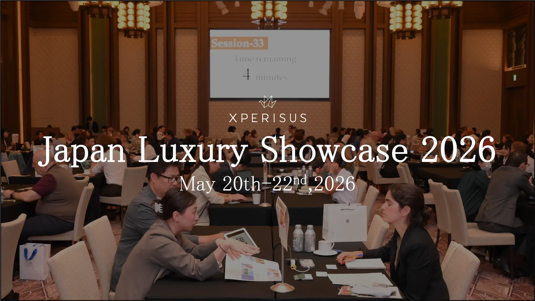 エクスペリサス、 JNTO主催「Japan Luxury Showcase 2026」に出展